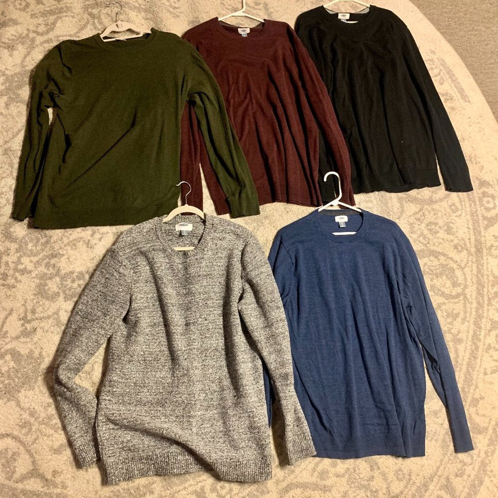 5 Old Navy Sweaters XLT